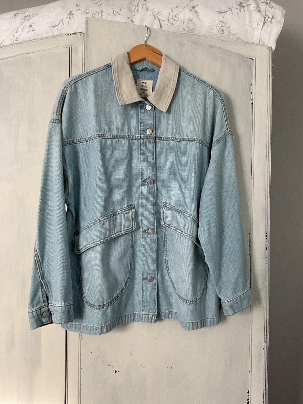 We the Free Lemon Denim Jacket M